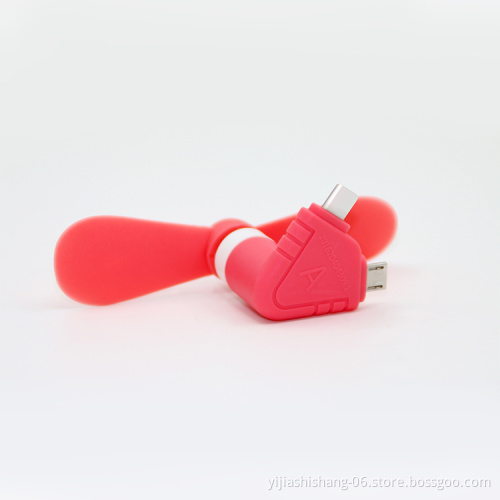Yijiashishang 2 in 1 Mini USB Portable Mobile Phone Fan Flexible Super Phone Fan